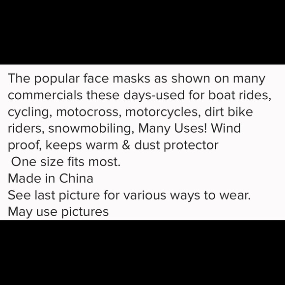 Face Mask For Bug Guard for Motorcycle Riders - Picture 6 of 7